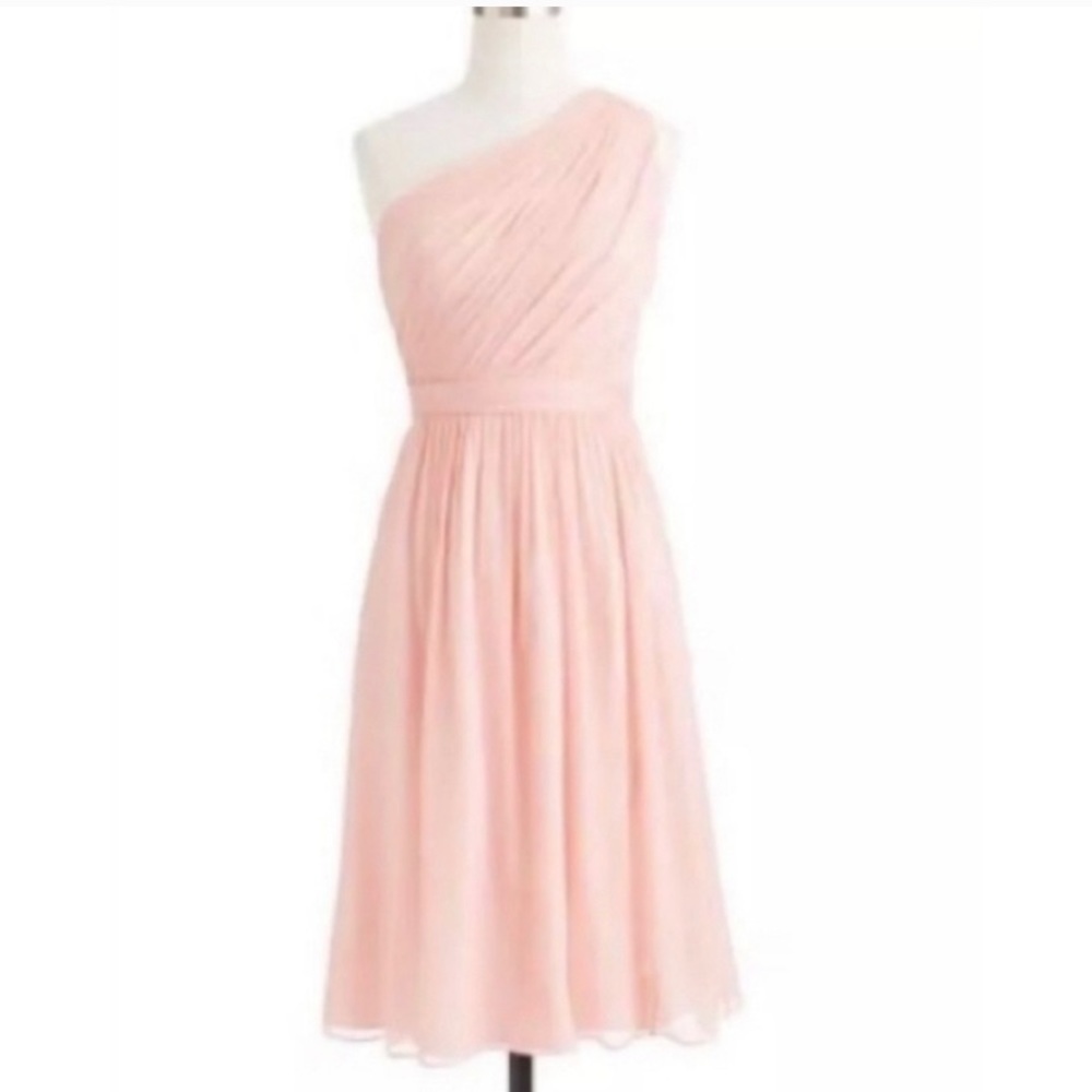 J Crew Kylie Dress in Soft Peach